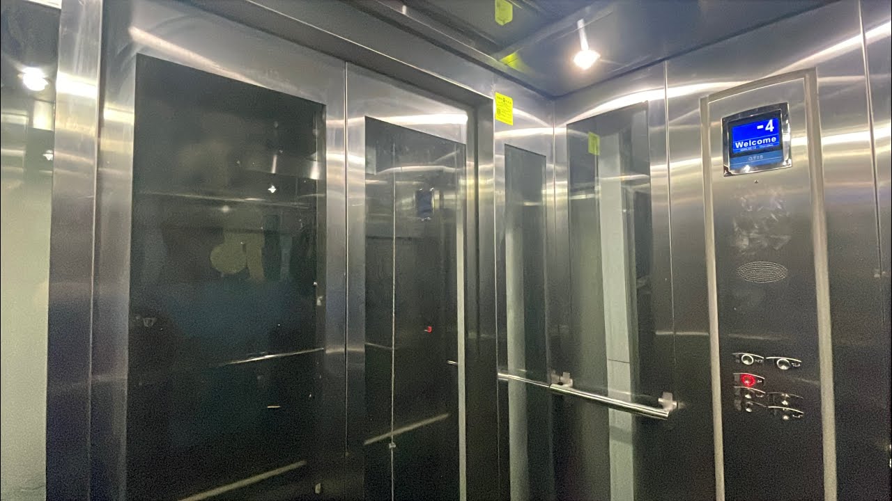 2010 OTIS MRL traction elevators at HaTarbut Parking Garage - Tel Aviv, IL.