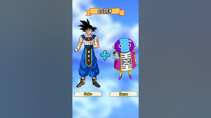 Fusion of Goku and Zeno | Dragon Ball Super