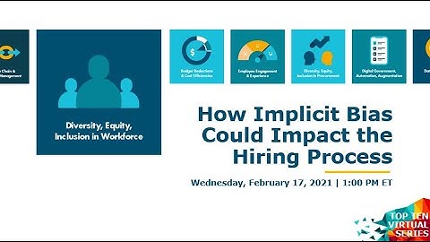 How Implicit Bias Could Impact the Hiring Process