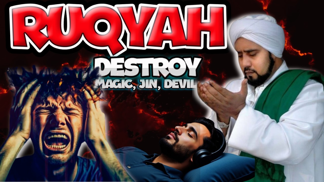 PLAY NOW❗ RUQYAH DESTROYS JIN, SATAN, MAGIC IN THE BODY & HEAD, RUQYAH SHARIAH LIVE