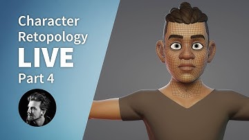 Snow - Stylized Character Retopology Live #4