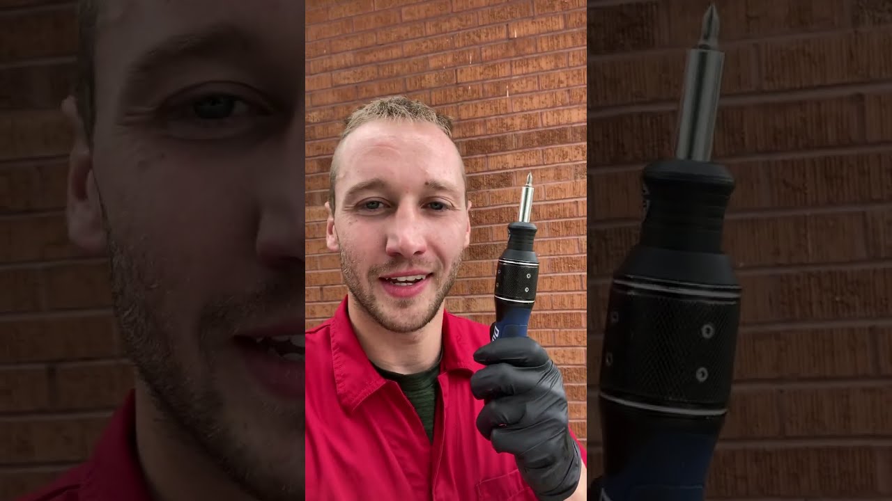 Mechanic Shows Weirdest tool of the day. Double barrel screw driver.