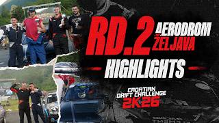 RD.2 Aerodrom Željava Highlights | Croatian Drift Challenge 2K26
