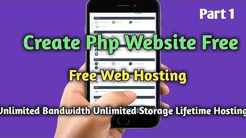 Create Your PhP Website With Unlimited Free Hosting And cPanel 2019
