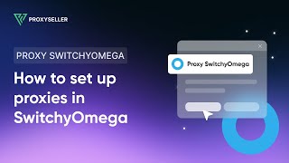 Proxy configuration in a Proxy SwitchyOmega extension