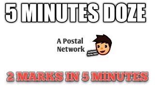 Post box and Post Bag in 5 Minutes