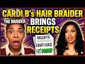 CARDI B  HAIRBRAIDER AND STEFON DIGGS CHEF ARE BACK WITH MORE RECEIPTS