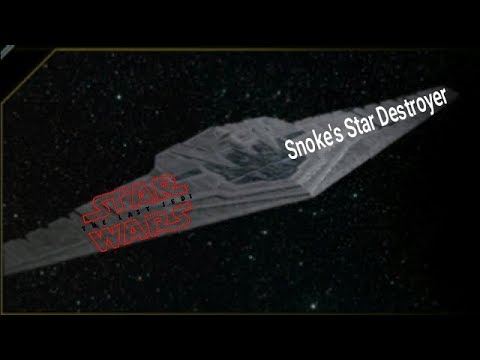 Supreme Leader Snoke's New The Last Jedi Mega Class Star Destroyer Images  Revealed!