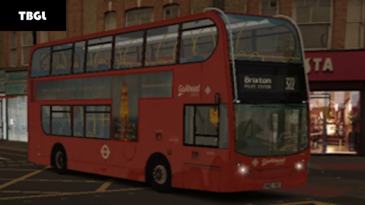 Buses observations at night at Tulse Hill in the OMSI2 Add On London Map