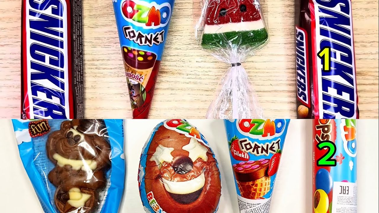 Snickers or OZMO? 🍬 The Ultimate ASMR Candy Test 😳🎧