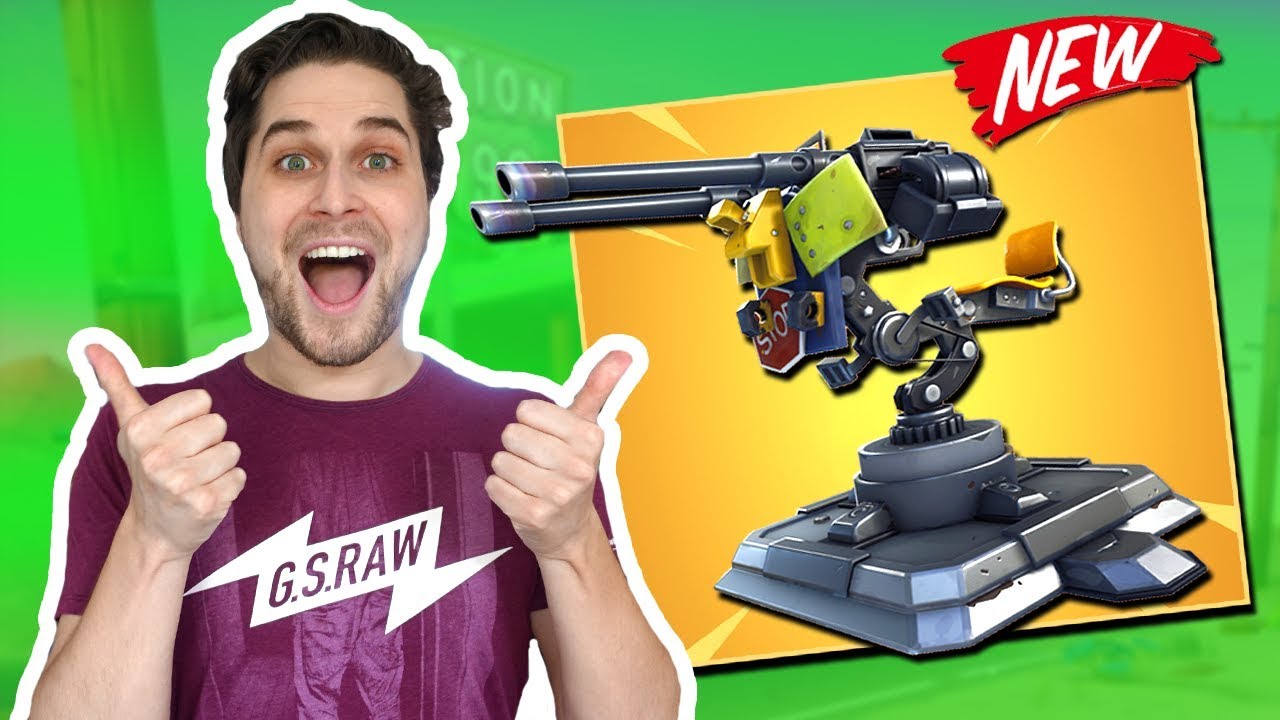*NEW* Mounted Turret Doet Mega Veel Damage!🔥 - Fortnite Food Battle