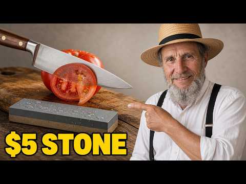 The Amish Sharpen One Knife for Life — The $5 Stone Method