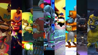 Crash Bandicoot Final Bosses Compilation