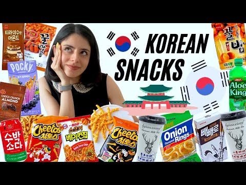 Trying Korean Snacks