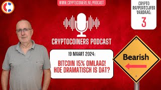 Podcast - 19 maart 2024: Bitcoin en crypto - Bitcoin 15% naar beneden: hoe dramatisch is dat? by CryptoCoiners 2,278 views 1 month ago 39 minutes