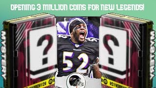 Opening 3 Million Coins in Packs For New Legends in Madden 24 Ultimate Team!