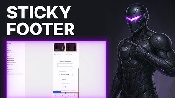 How to Add a Mobile Sticky Footer Navigation Bar in Shopify (2026) | Quick Setup