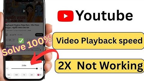 Youtube Video Playback Speed Not Working Problem Solution 2025
