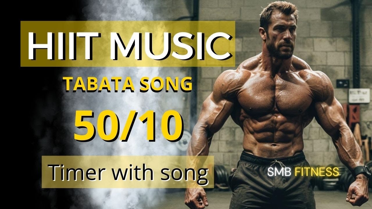 HIIT Workout Music 50/10 - Tabata music 50 10 With timer