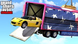 GTA 5: Online - Epic Cargo Plane Stunts and Custom Game Modes (Funny Moments \& Fails)