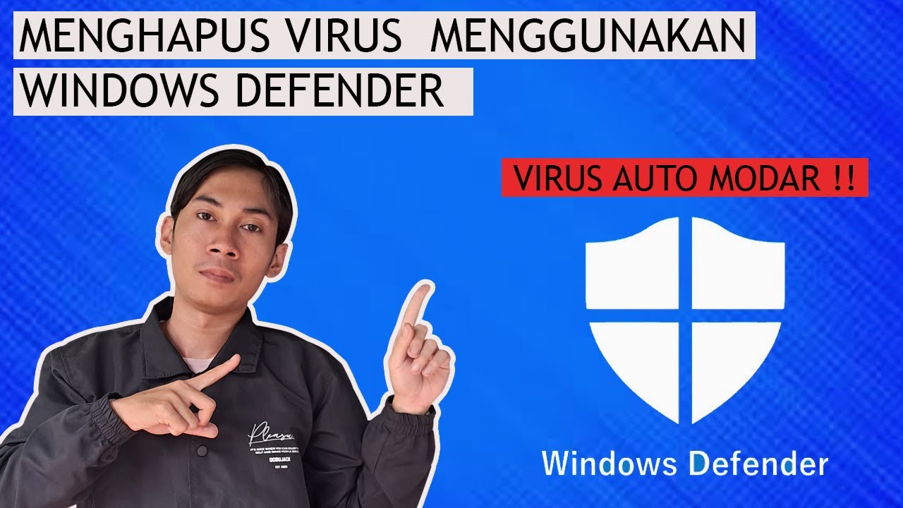 Cara Menghapus Virus Menggunakan Windows Defender || Virus Auto hilang .