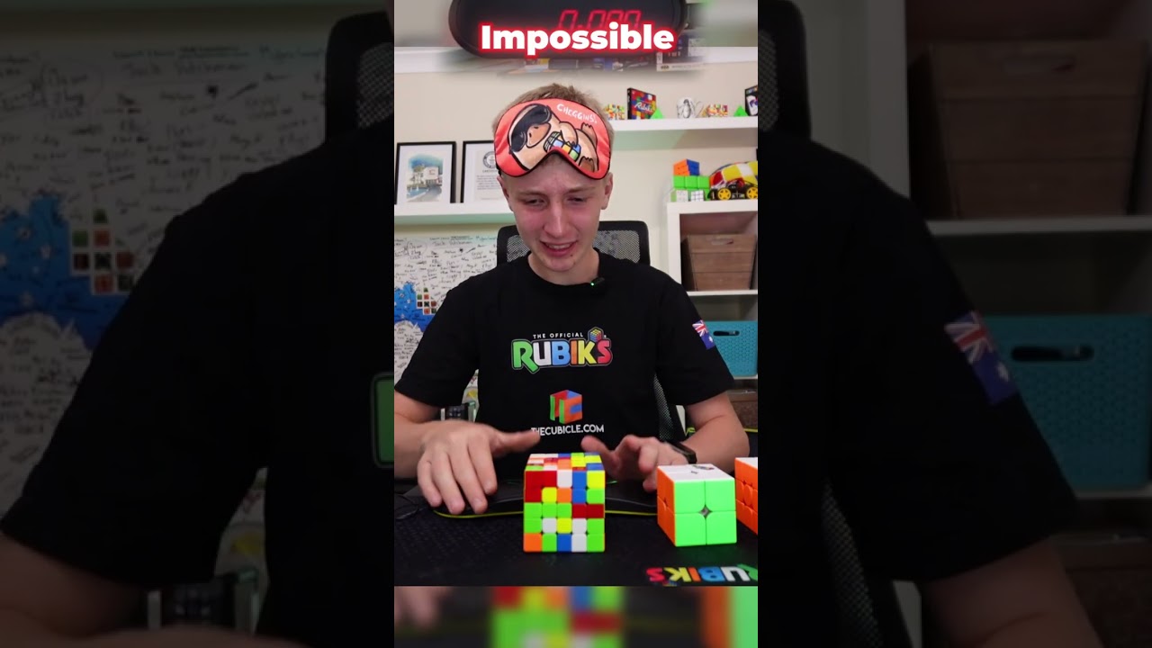Easy to IMPOSSIBLE Rubik's Cubes BLINDFOLDED! @RubiksCube