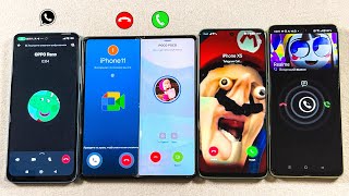 Xiaiomi RN12 + Z Fold3 + Huawei + OnePlus Nord WhatsApp, Skype, Meet, Telegram, Viber Incoming Call