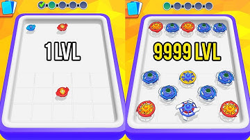 Blade Battle Merge Master: Merge Spinners Evolution Battle, Epic Merge Battle,New Max Level Gameplay