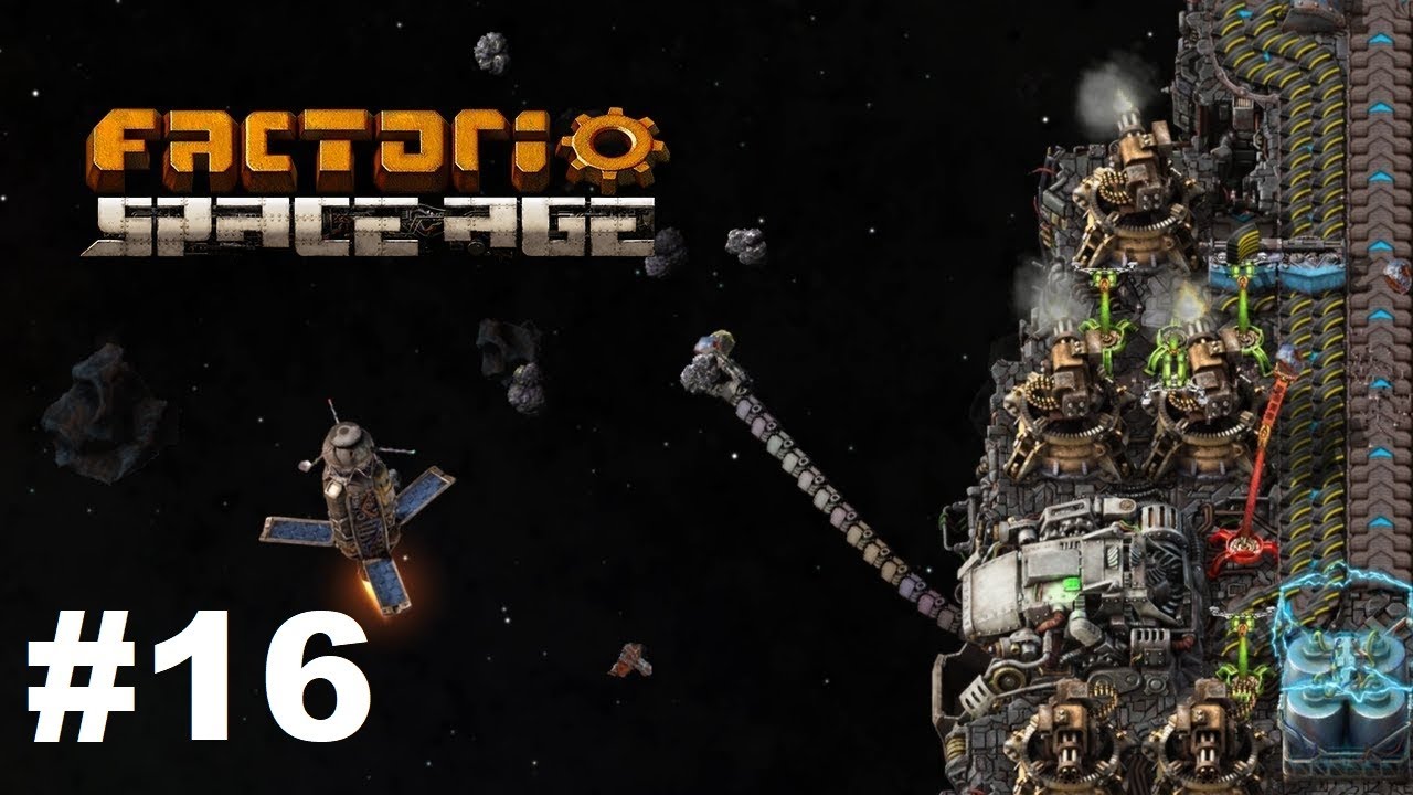 Factorio Space Age #16 - Добыча урана (Прохождение) - YouTube