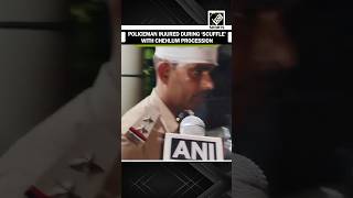 Khajekalan SHO Vidyanand Varma injured after being attacked by people during Chehlum procession