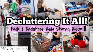 ✨DECLUTTER IT ALL✨PACK &amp; DECLUTTER THE BOYS BEDROOM | TOY DECLUTTER | CLEANING MOTIVATION 2024