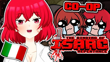 Can These 2 Italian Vtubers Survive The Binding Of Isaac Co-Op?! |🔴LIVE Italian Collab!