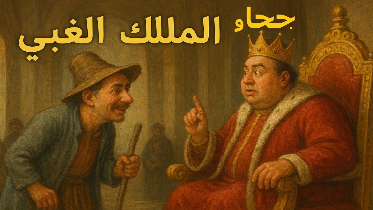 قصة جحا والملك الغبي قصة مضحكة وممتعة