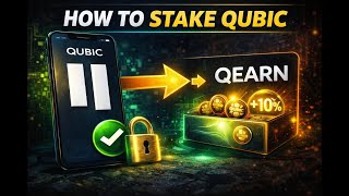 How to Stake QUBIC on QEARN 🚀 | Beginner Step-by-Step Guide 🔐