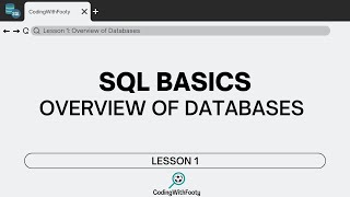 Introduction to SQL - Lesson 1: Overview of Databases
