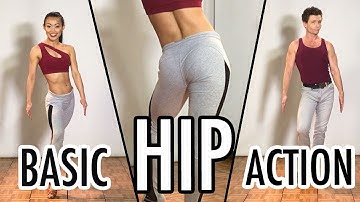 Basic Hip Action - Beginners Dance Tutorial