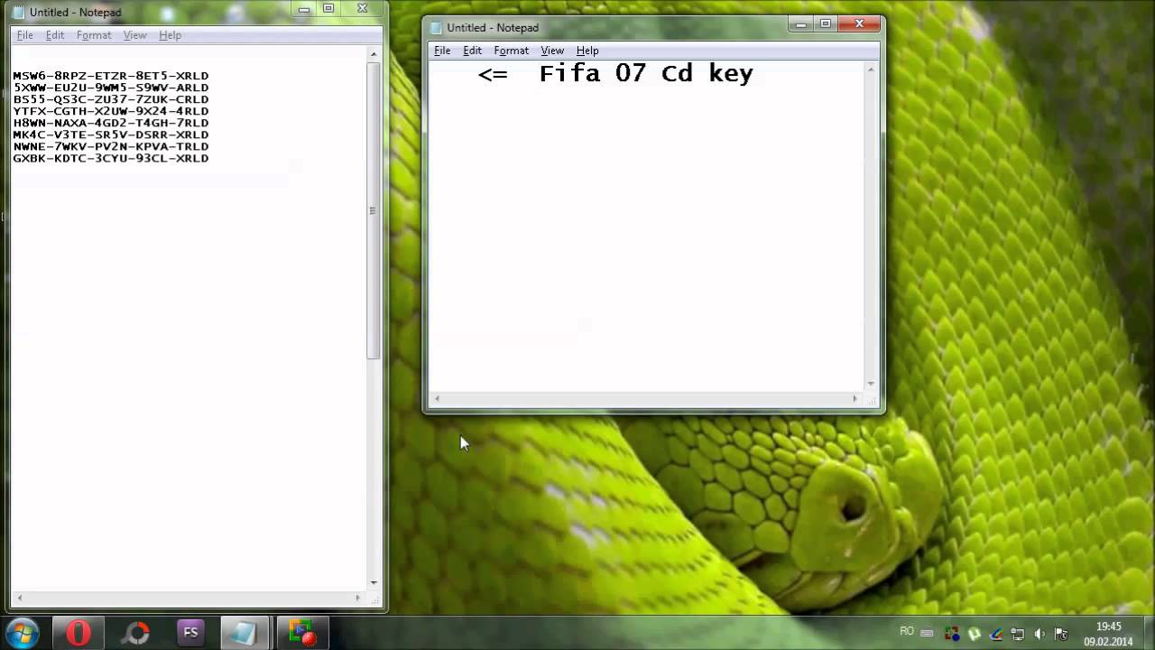 serial key fifa manager 09