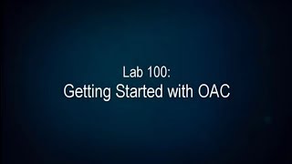 Lab 100: Getting Started with Oracle Analytics Cloud Data Visualization