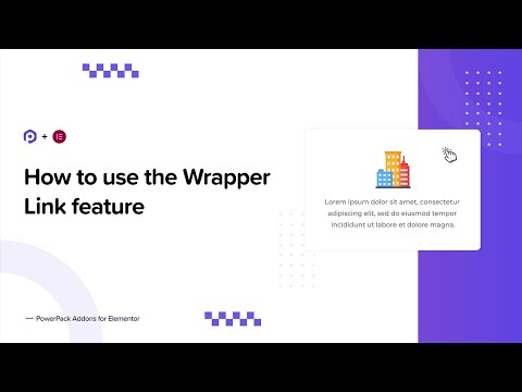 How to use the Wrapper Link feature of PowerPack Addons for Elementor