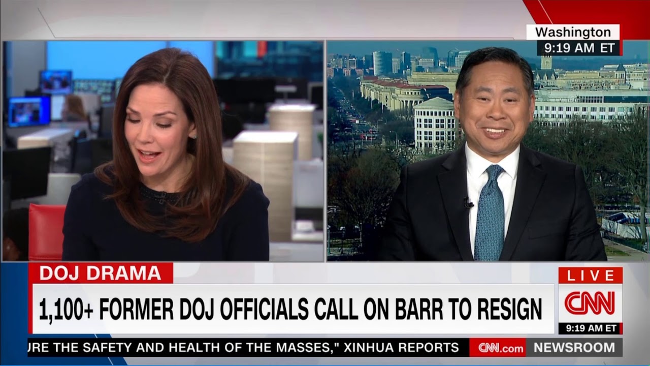 CNN: 1,100 + Former DOJ Officials Call On Barr To Resign