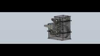 Flying shear for rebar rolling mill