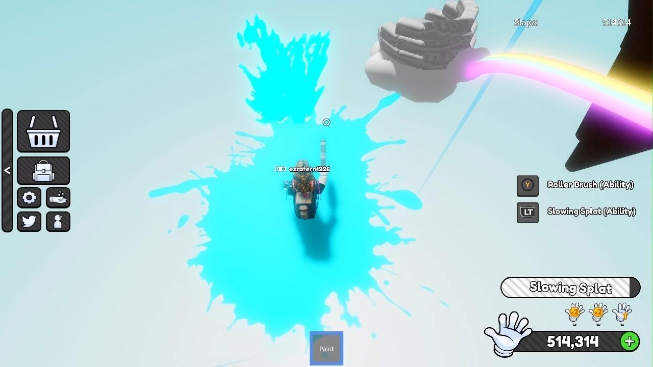 New trick for paint glove in slap battles