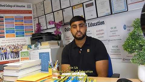 A Level Philosophy at Oxford College of Education