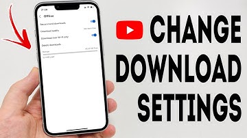 How To Change Download Settings From WiFi To Mobile Data In YouTube On iPhone  - Full Guide