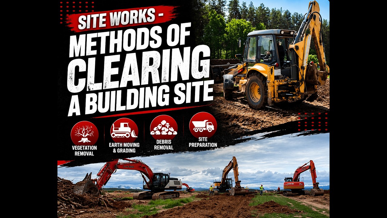 3. Methods of Clearing a Building Site - YouTube