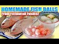 Homemade Fish Balls From Yellowtail Fusilier