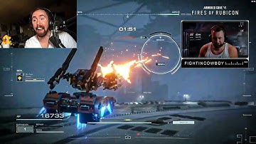 Asmongold AMAZED By Armored Core 6 First 1v1 PvP Duel