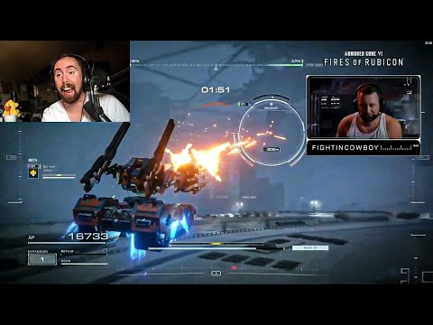 Asmongold AMAZED By Armored Core 6 First 1v1 PvP Duel