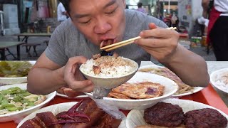 路边摊吃把子肉，在山东济南找了个小野摊儿，这顿怼的舒坦～！【海吃王】