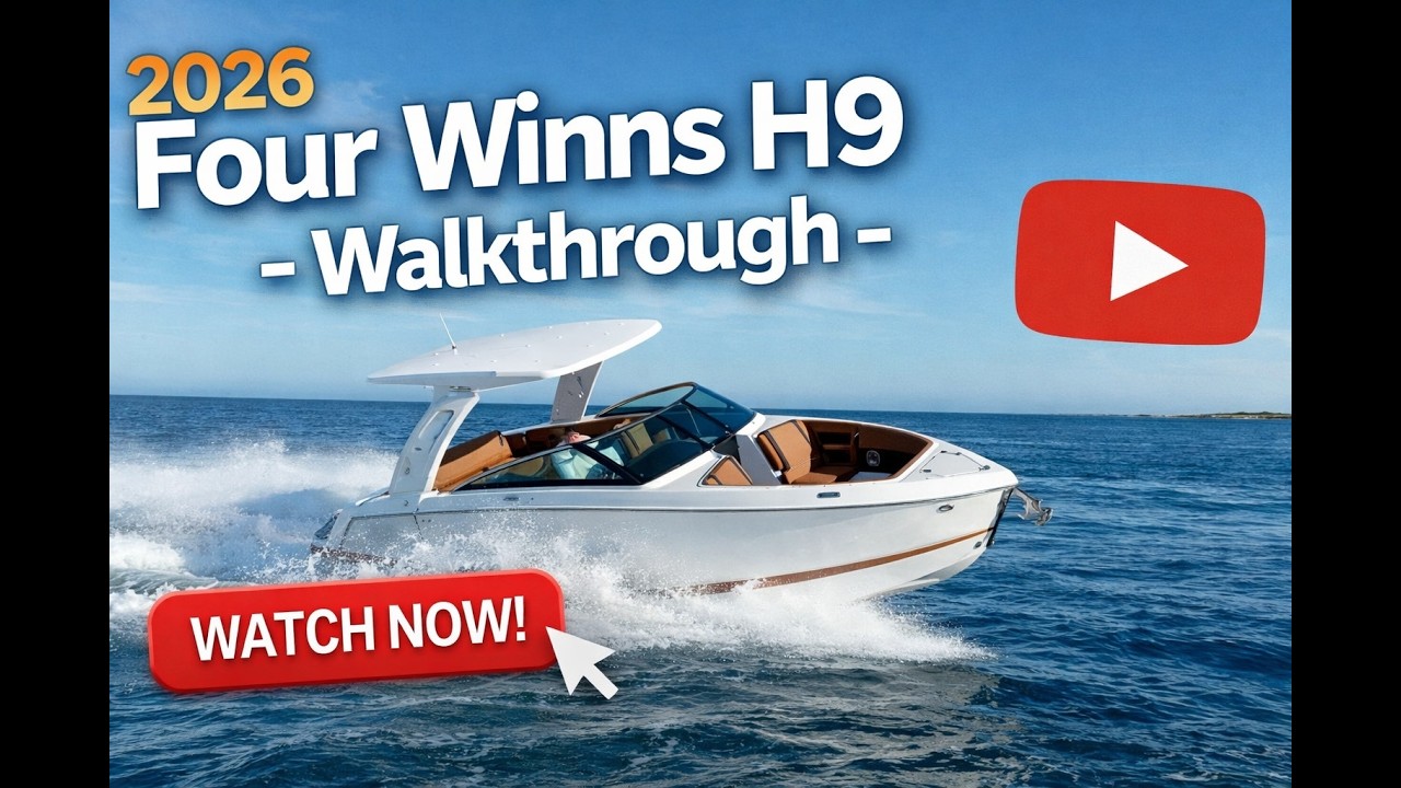 Four Winns H9 walk through